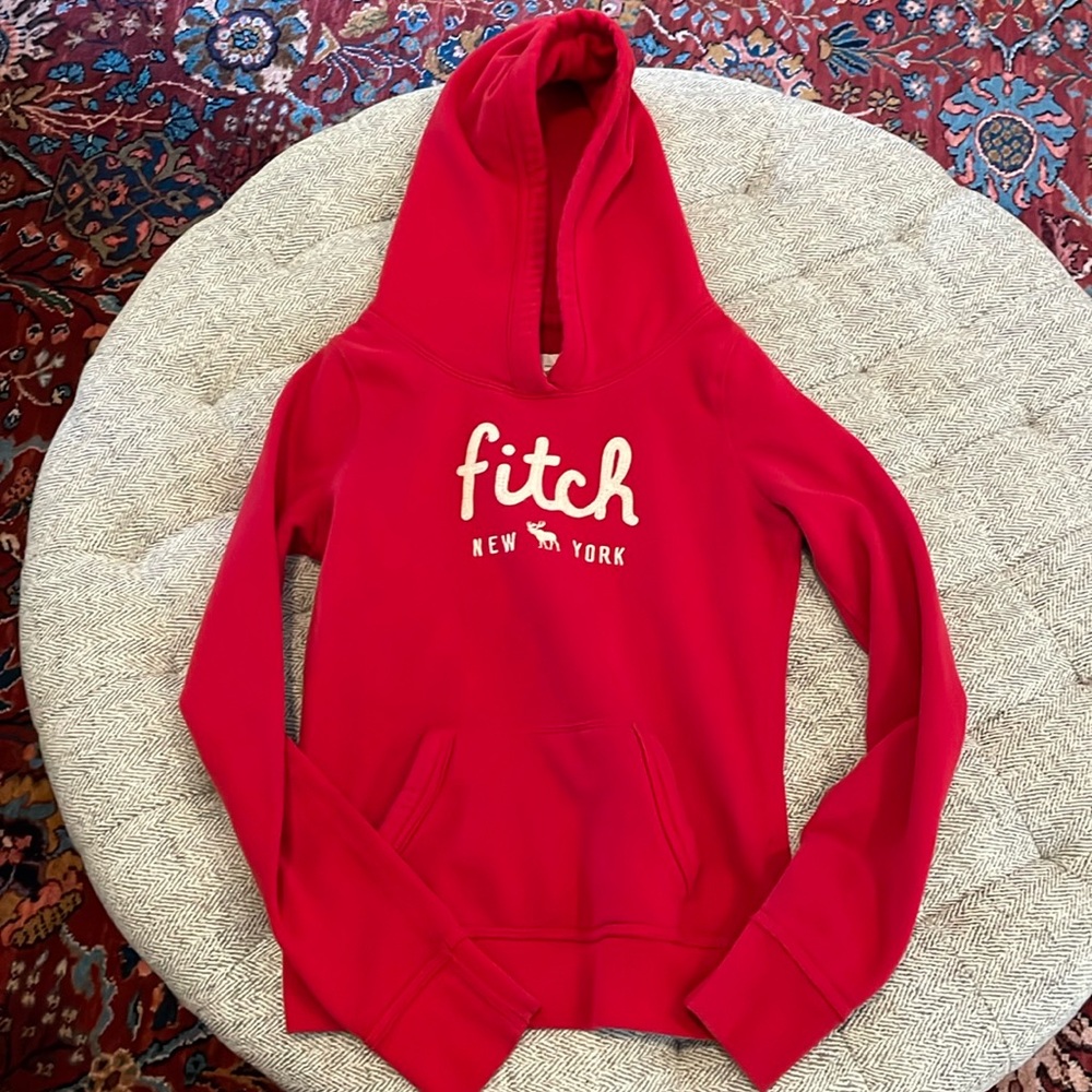Abercrombie Kids red hoodie size XL
